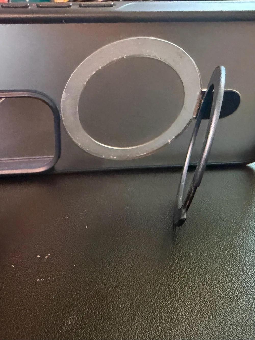 Apple Blue MagSafe-Compatible Clear Back Phone Case